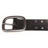 Lucky Brand Men Casual Leather Belt, Grommet and Stud-Black, 32"