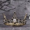 Jovono Wedding Vintage Crown Tiara Princess Headband Baroque for Women
