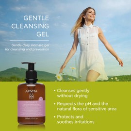 Apivita Gentle Foam Cleanser for the Intimate Area Protects from Dryness 200ml