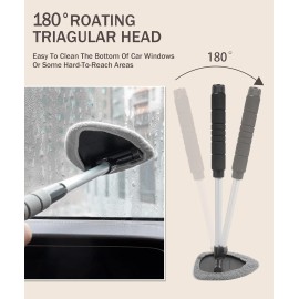 bylikeho Windshield Cleaner Inside,Car Window Cleaner,Car Cleanser Brush,Car Accessories