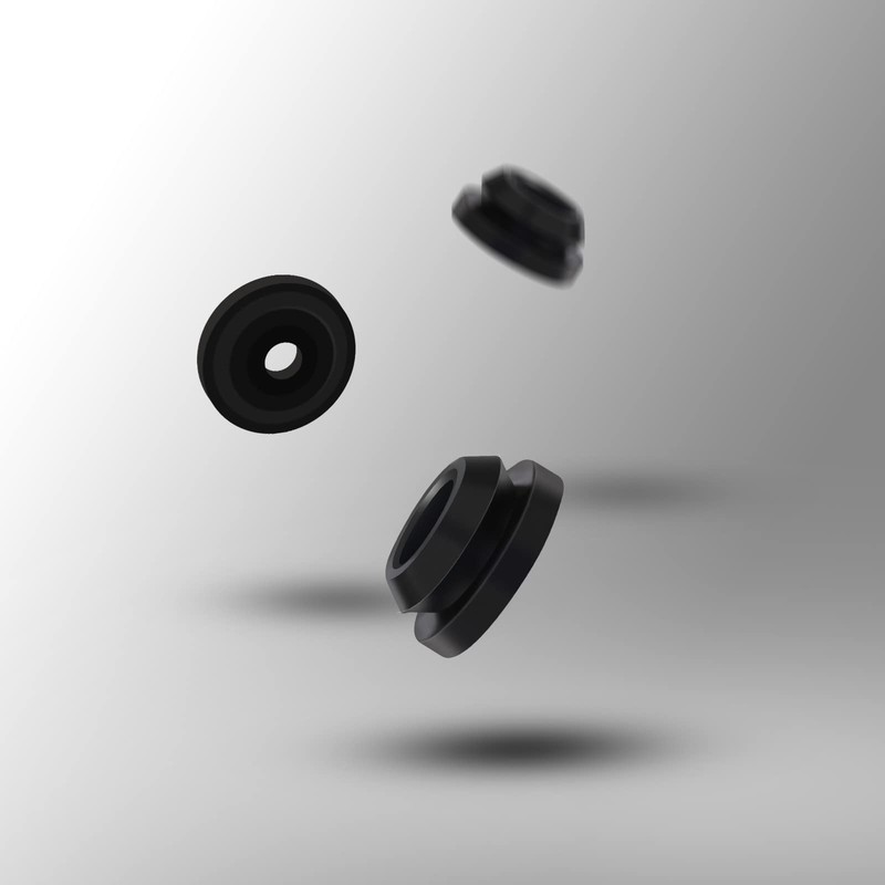 AIEX 12 Pcs RV Stove Top Grommets, Black Furnace Grommet