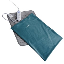 JATA JCAE5422 Electric Blanket for Back, Neck, Lumbar, Shoulders, Abdomen, 6 Heat Settings, Fast Heat, Flexible, Soft, Breathable, Washable