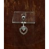 Belly Button Ring 14 Gauge Double Heart Belly Button Ring