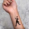 4 x 'Tap Dancer' Temporary Tattoos - Water Resistant, Skin-Safe,
