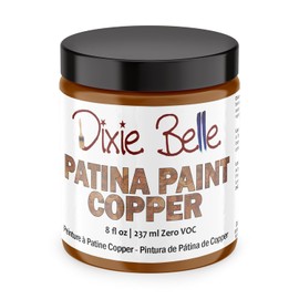 Dixie Belle Patina Paint - Patina Finishing for Aged, Weathered Metal Look - Metallic Impersonation DIY Paint (Copper, 8 Fl Oz)