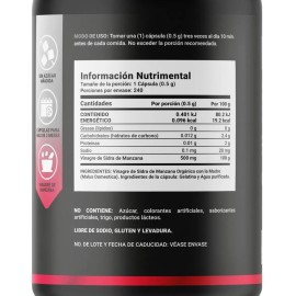 B-Life Apple Platinum | Vinagre de Manzana Orgánico – 240 Cápsulas