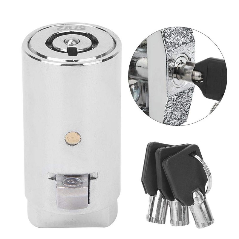 Tubular Cam Lock, 19mm Cylinder Lock with 3 Keys for