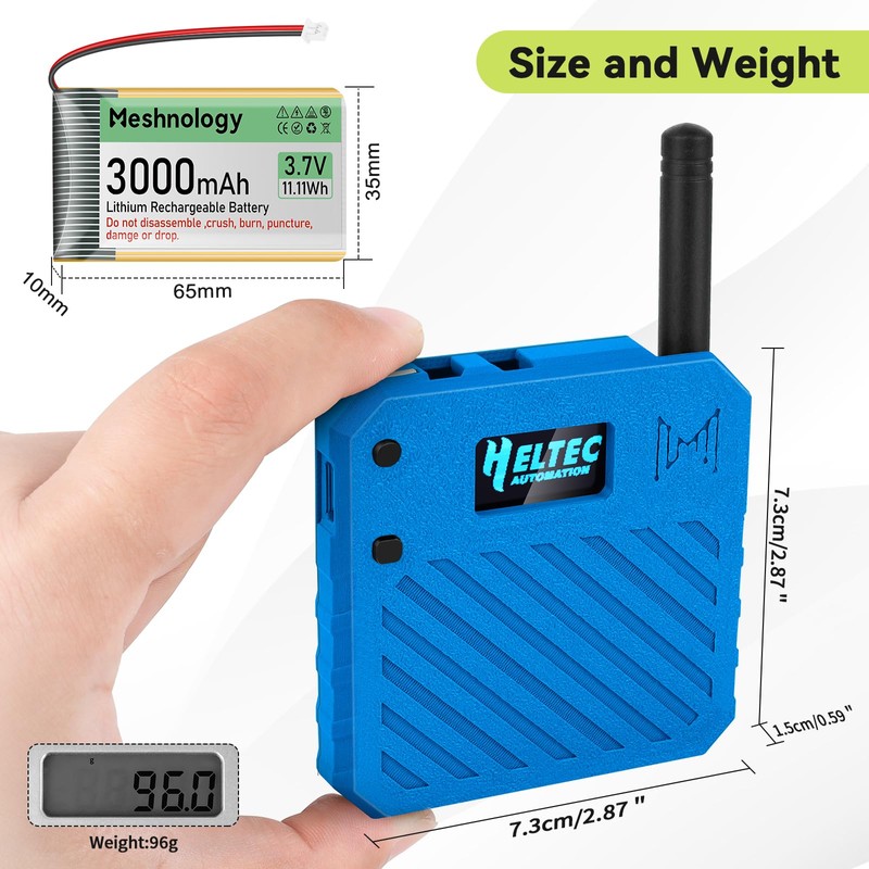 ESP32 LoRa V3 Development Board + 3.7V 3000mAh Battery +