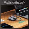 Yottamaster 4 Port USB 3.0 Hub, Powered USB Hub 5V