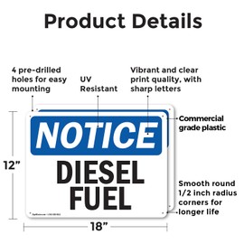 (2 Pack) Did You Inspect Your Hazardous Waste Containers OSHA Notice Sign 14 Inch X 10 Inch Plastic Sign, Weather Resistant, UV Protected for Workplace, Business, Construction Site, Made in the USA