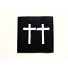 TH Set of 2 Tiny. Mini White Cross Logo Biker