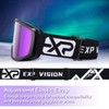 Ski Goggles, Adult Snowboard Goggles for Men Women, OTG Snow