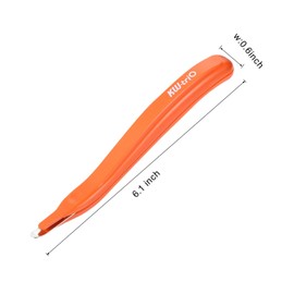 YOKIVE 1 Pcs Stapler Removal Stapler Magnetic Staple Puller Easy Removal Desktop Accessories for Office Orange