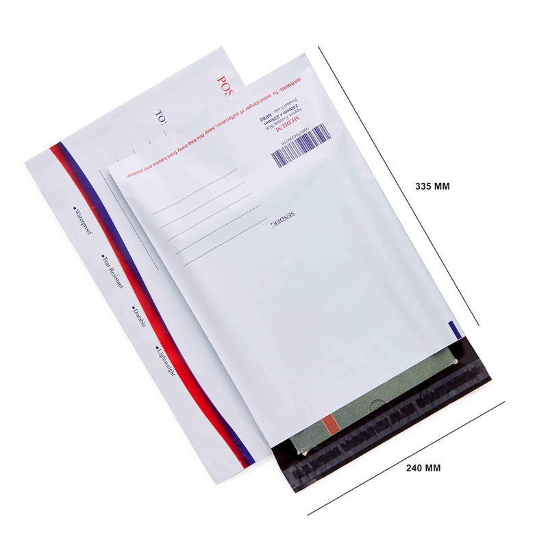 Polythene Postal Mailing Bags Pack of 50 - Peal 'n'