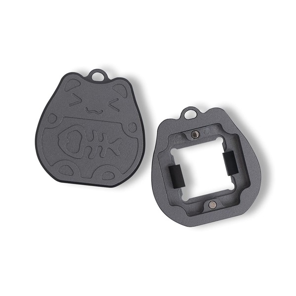 Switch Opener Gray Lucky Cat Gold Aluminum for Kailh Gateron