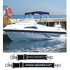 Adjustable Bimini Boat Top Straps,two Hooks Marine Awning Webbing Straps,with