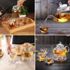 Glass Teapot Set with Removable Infuser, Atarvana 600ml Glass Tea