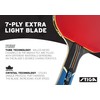 STIGA Nitro Table Tennis Racket, Red