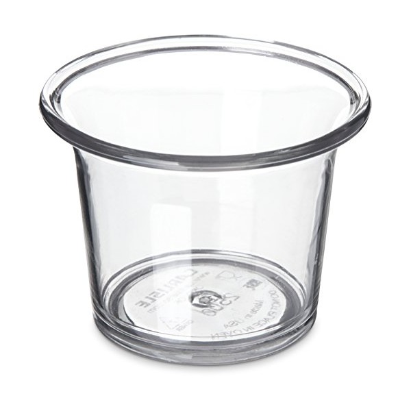 CFS 250007 SAN Classic Sauce Cup, 2.5 oz Capacity, Clear (Case of 72)