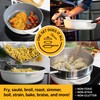 Always Nonstick Ceramic Pan 5-Quart Nativo Everything Pan Large All-in-One