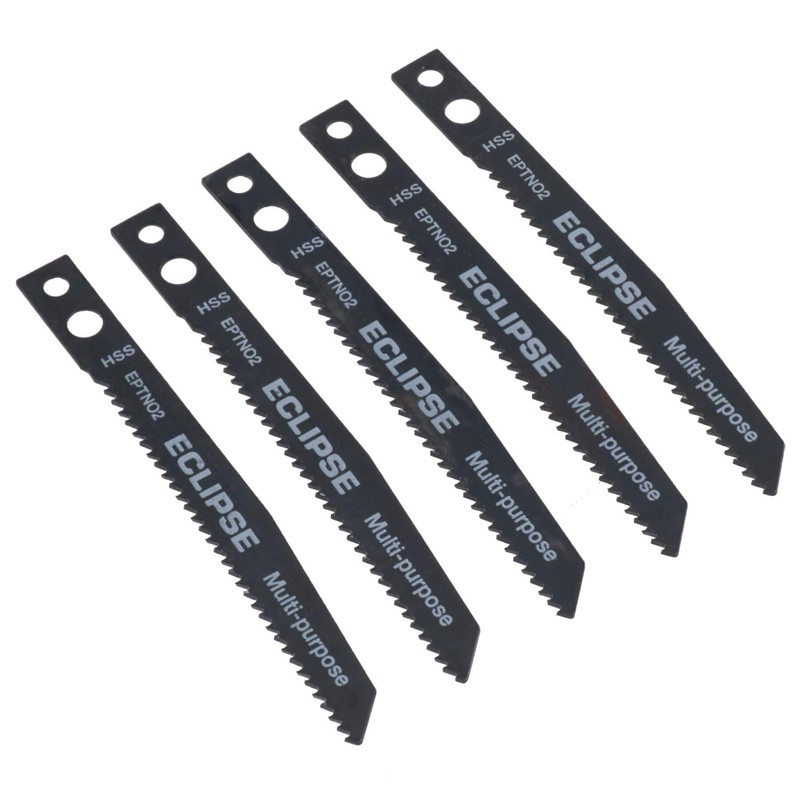 Eclipse Metal Wood Plastic Jigsaw Blades Fine Straight Cut 1.8mm