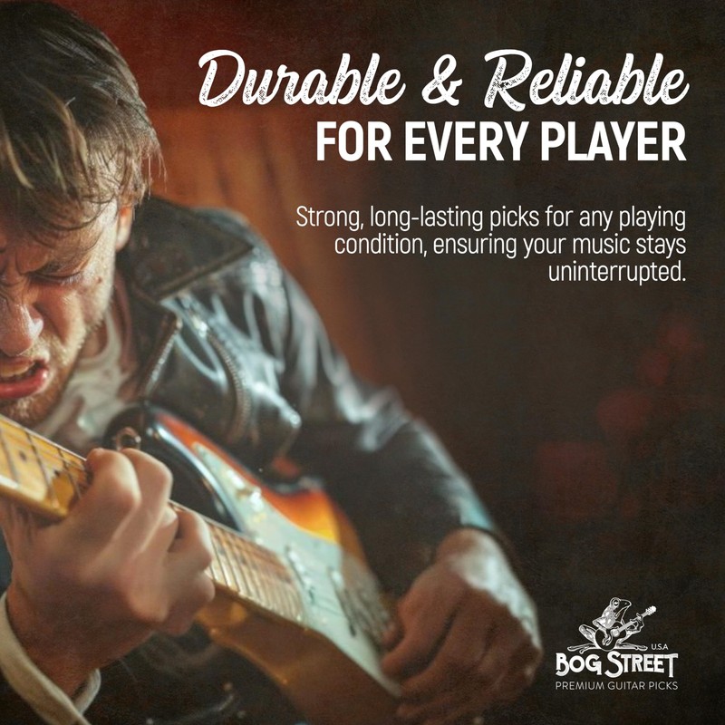 Bog Street Assorted Guitar Picks Variety Pack - 17 Guitar