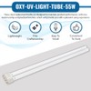 OXYFUL 55W UV Ultraviolet 4 Pin Base Replacement Light Clarifier