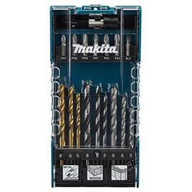 Makita D-74887 Bohrer- und Schrauben-Bit-Set, 17-teilig