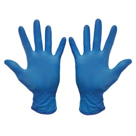 STRONG Nitrile Gloves - Blue - 4-5 MIL - Textured Fingertips - Powder & Latex Free - 1000 Per Case (Extra Large)