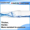Pushglossy 4" X 3" PVC Pipe Fitting Compatible with 429-E
