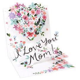 Treasures Up With Paper Pop-Up Greeting Card - Heart for Mom