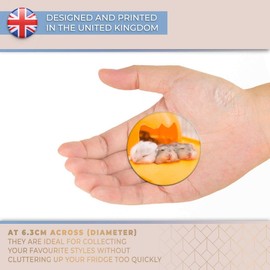 Destination Vinyl ltd Magnet for Refrigerator, Fridge - Cute Trio of Gerbils Rodent for Office, Cabinet and Whiteboard, Magnetic Stickers, 12957