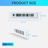 58khz AM Security Label Tags (Mock Barcodes), Acoustic Magnetic Sticker
