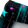 UEVBF Colorful Stars Fitted Sheet Set Queen Size,Glitter Starry Printed