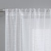 Laura Ashley Lehman 4 Panel Sheer Curtains with Rod Pocket,