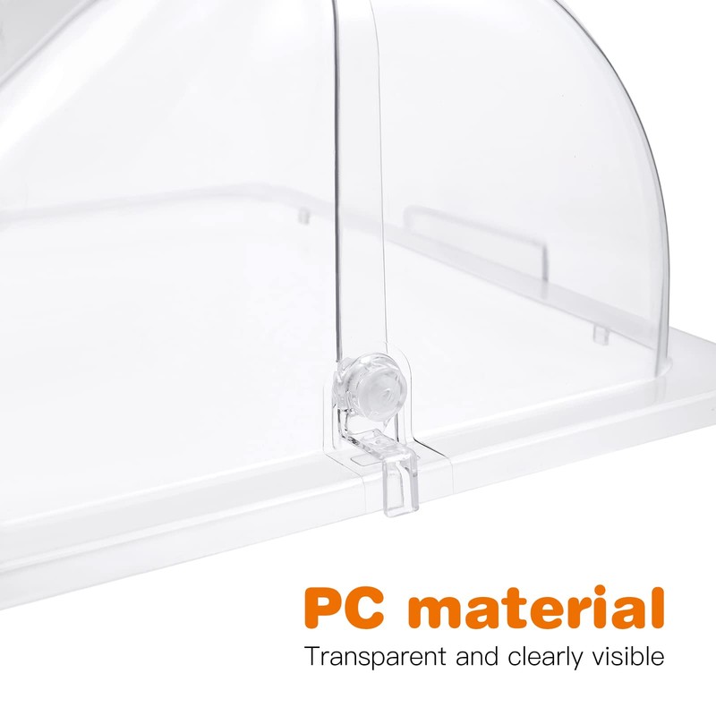 Clear Acrylic Cake Stand Cover - 13" x 10" x