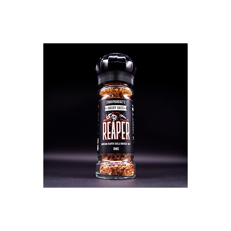 Cheeky Salts Carolina Reaper Chilli Pepper Infused Salt (100g)