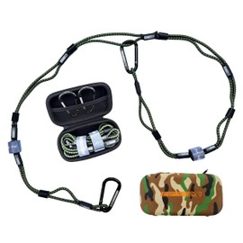 Camoflauge Everything Rope 5 Ft Adjustable Bungee Cord with Hooks – Hunting, Tree Hanger, RV, Camping, Boats, and Trucks – No-Knot Cargo Tie-Down Solution