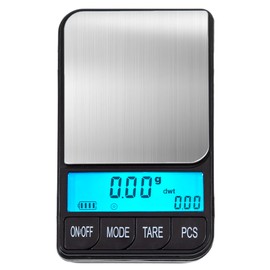 American Weigh Scales Digital Pocket Scale AC Series 1200g x 0.1g | High Precision 0.1g Accuracy Mini Gram Scale for Kitchen, Lab, Jewelry, Coin Scale, Small Digital Gram Scale Portable Travel Scale