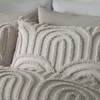 OHS Single Duvet Cover Set Tufted Arches, Ultra Soft Cosy