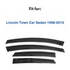 Immortal Group IG Window Visor for Lincoln Town Car Sedan