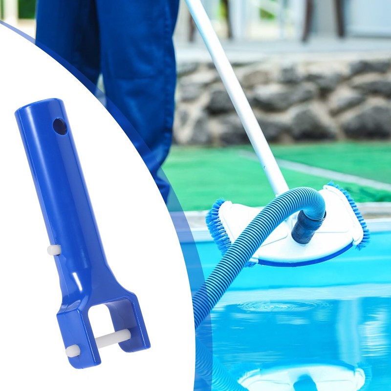 Nayciiy 2 Pcs Pool Vacuum Head Handle with 4 Pcs