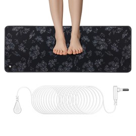 Grounding Mat Kit, 15ft Grounding Cord(26.7x10 Inch) Earth Therapy for Foot Mat,Computer Mat, Sleep Mat, Pet Mat