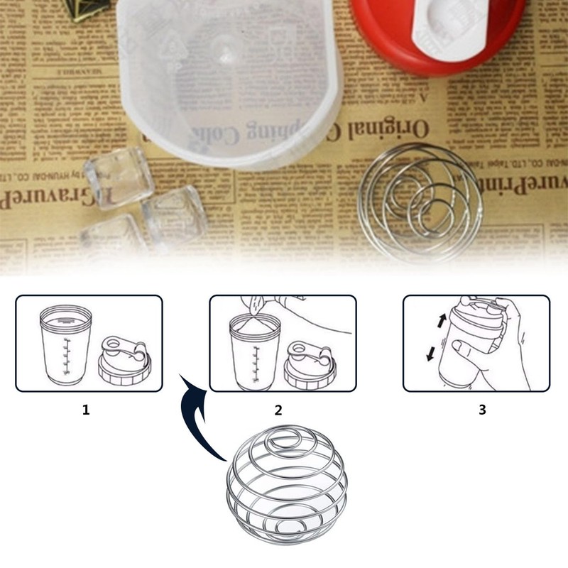 304 Stirring Balls Protein Powder Shaker Cups Whisk Balls Metal