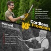 OFISPEED 20V Electric Hedge Trimmer Cordless, 2-in-1 Handheld Grass Trimmer