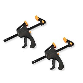 Grip Clamp, 2 Pack 6 Inch Clamps for Woodworking F Clamp C Clamp, Woodworking Clamps, Wood Working Tools, Bar Clamp, Wood Working, Wood Tools (6 inch)