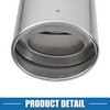 X AUTOHAUX Car Adjustable Inlet Exhaust Tip Pipe 1.5" -