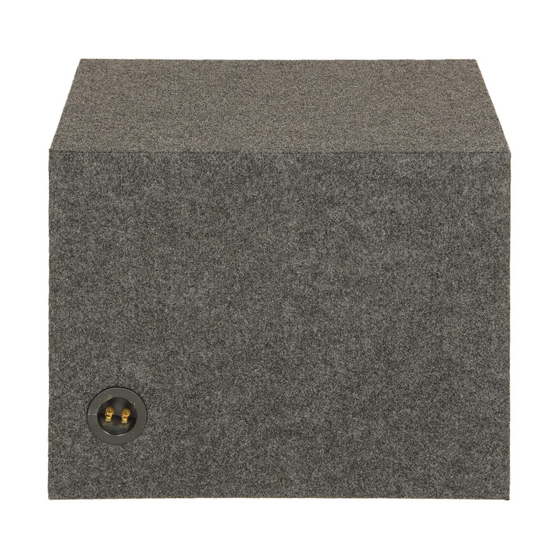 Q Power 15 Inch Heavy-Duty Single Vented Carpet Covered Durable