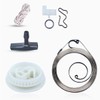 Chainsaw Recoil Starter Kit, Rope Pulley Handle Spring Claw, Compatible