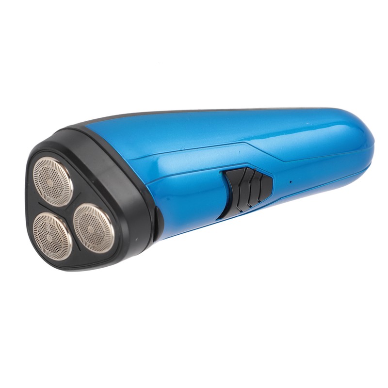 Electric Beard Trimmer 3 Floating Heads Rechargeable Precise Cutting Cordless